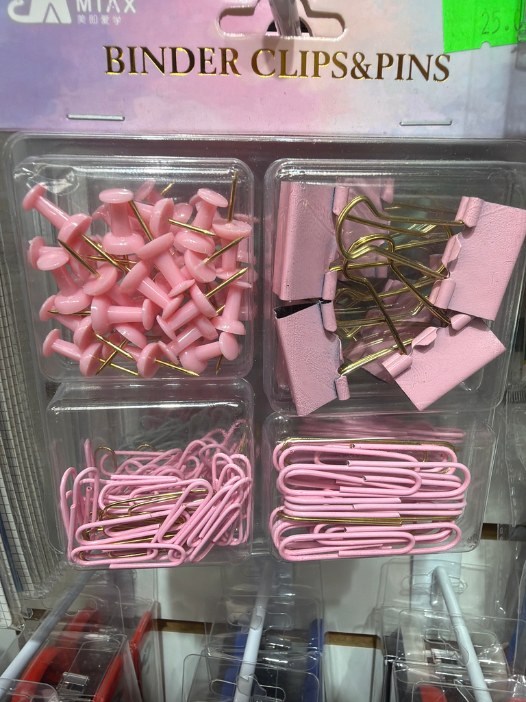 Binder Clips & Pins
