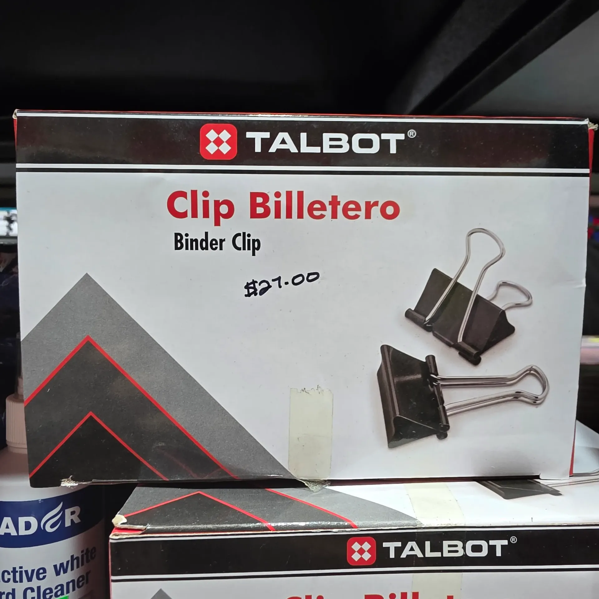 TALBOT Binder Clip, 51mm 12pcs