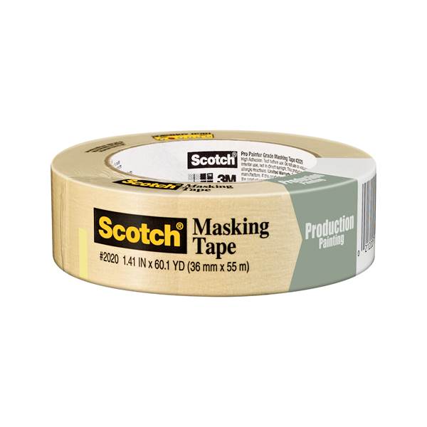 1.41" X 60 Yds Tan Contractor Grade Masking Tape
