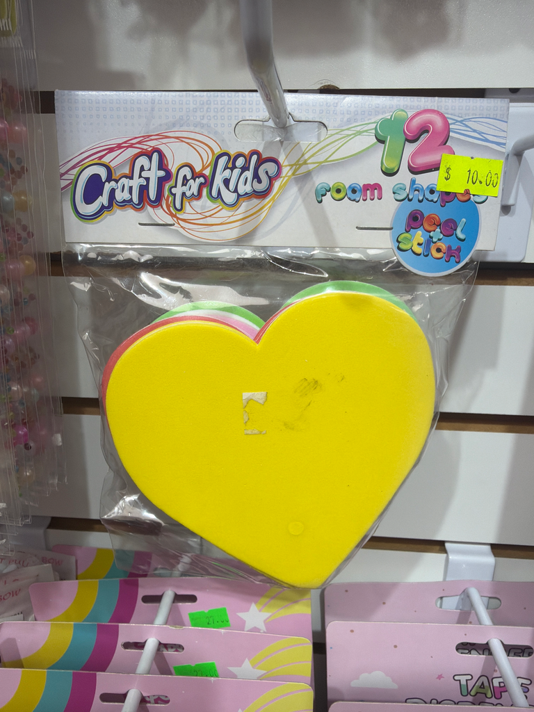 Foam Stickers Hearts