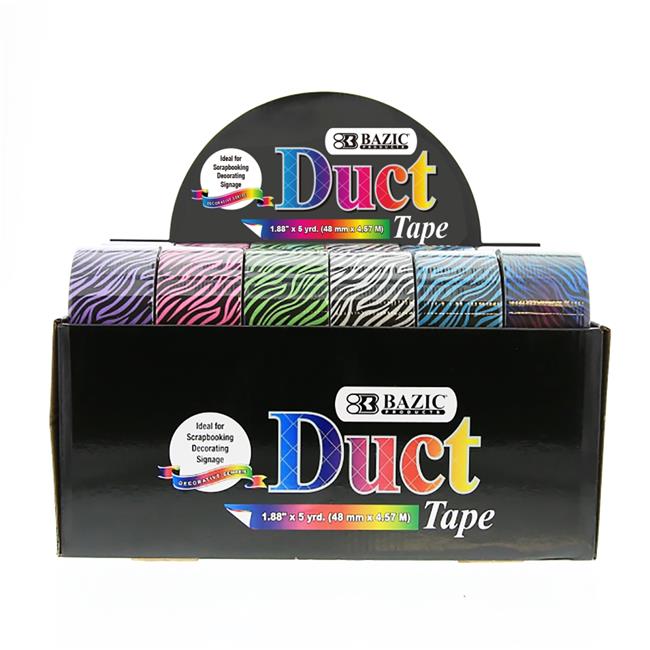 Bazic Products  Art Stickers  - Zebra Duct Tape Roll Set