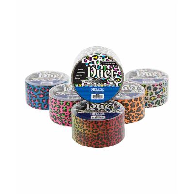 BAZIC Printed Duct Tape Leopard Pattern 1.88  X 5 Yards  6-Pack