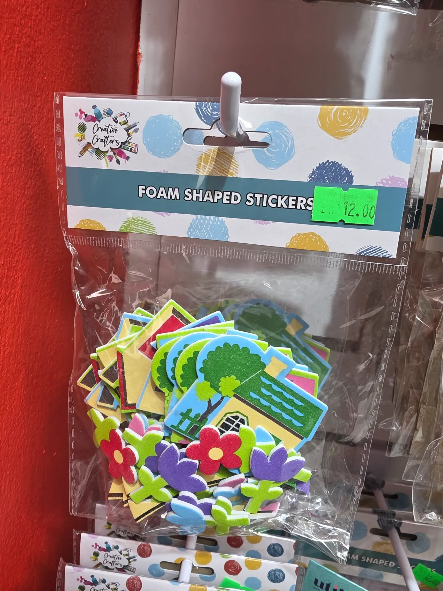 Foam Shaped Stickers