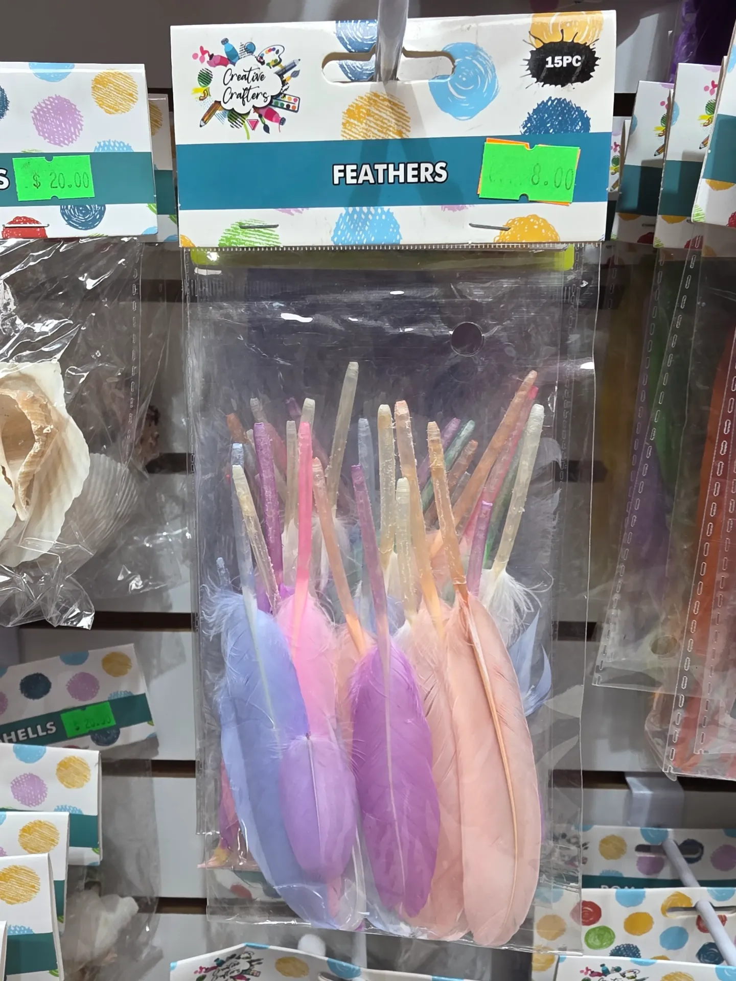 Creative crafters feathers