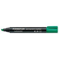 Lumocolor Permanent Chisel Green