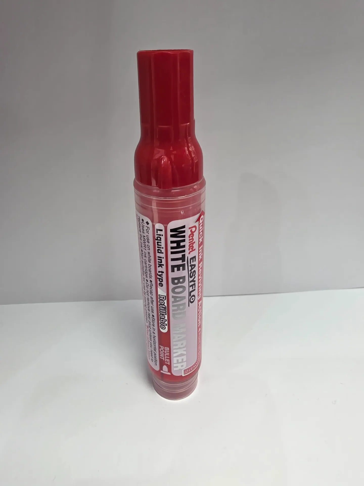 Marker MW50M Such.EASYFLO Czerwony PENTEL. Red