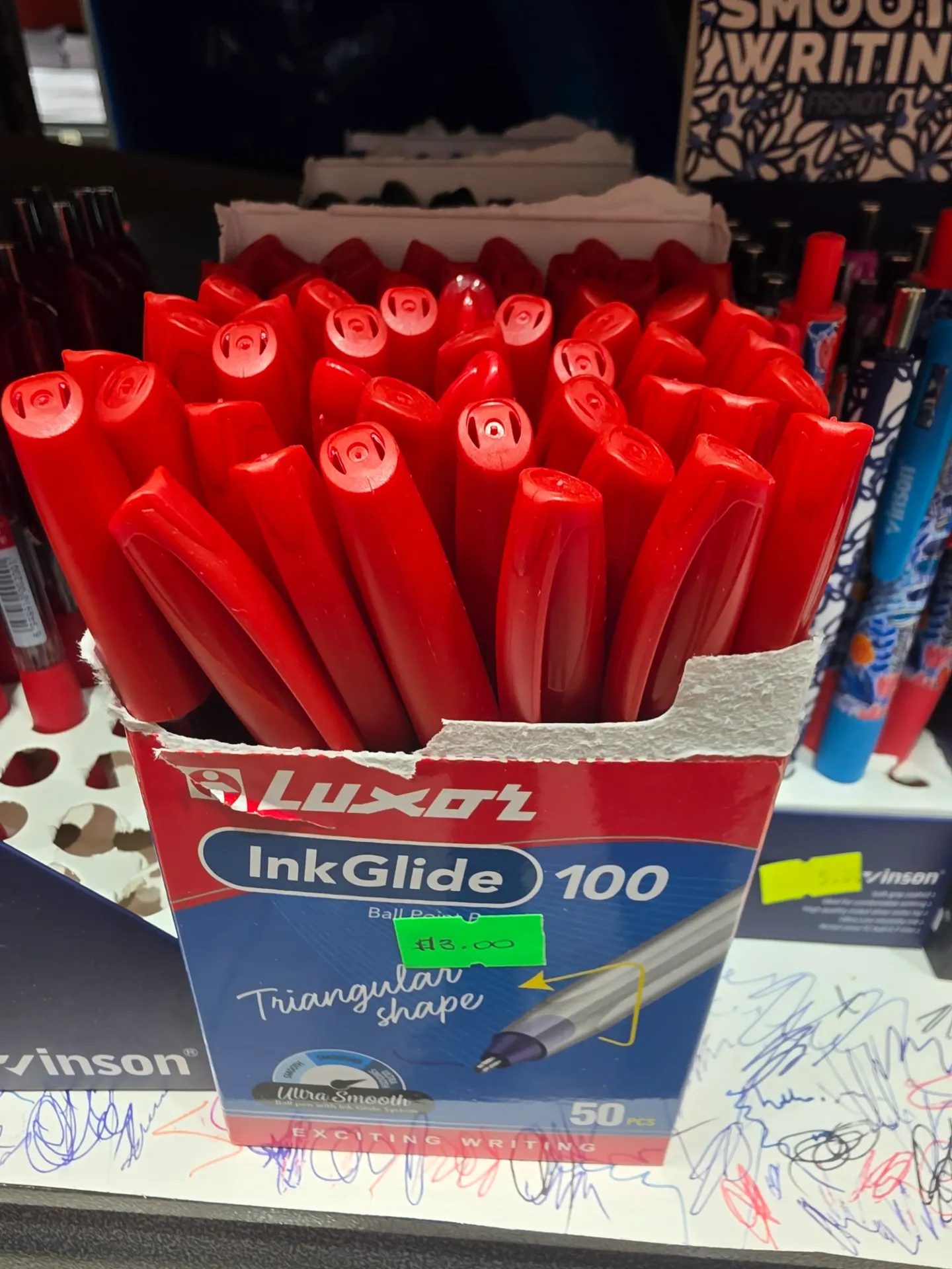 Luxor Red Ink Pen