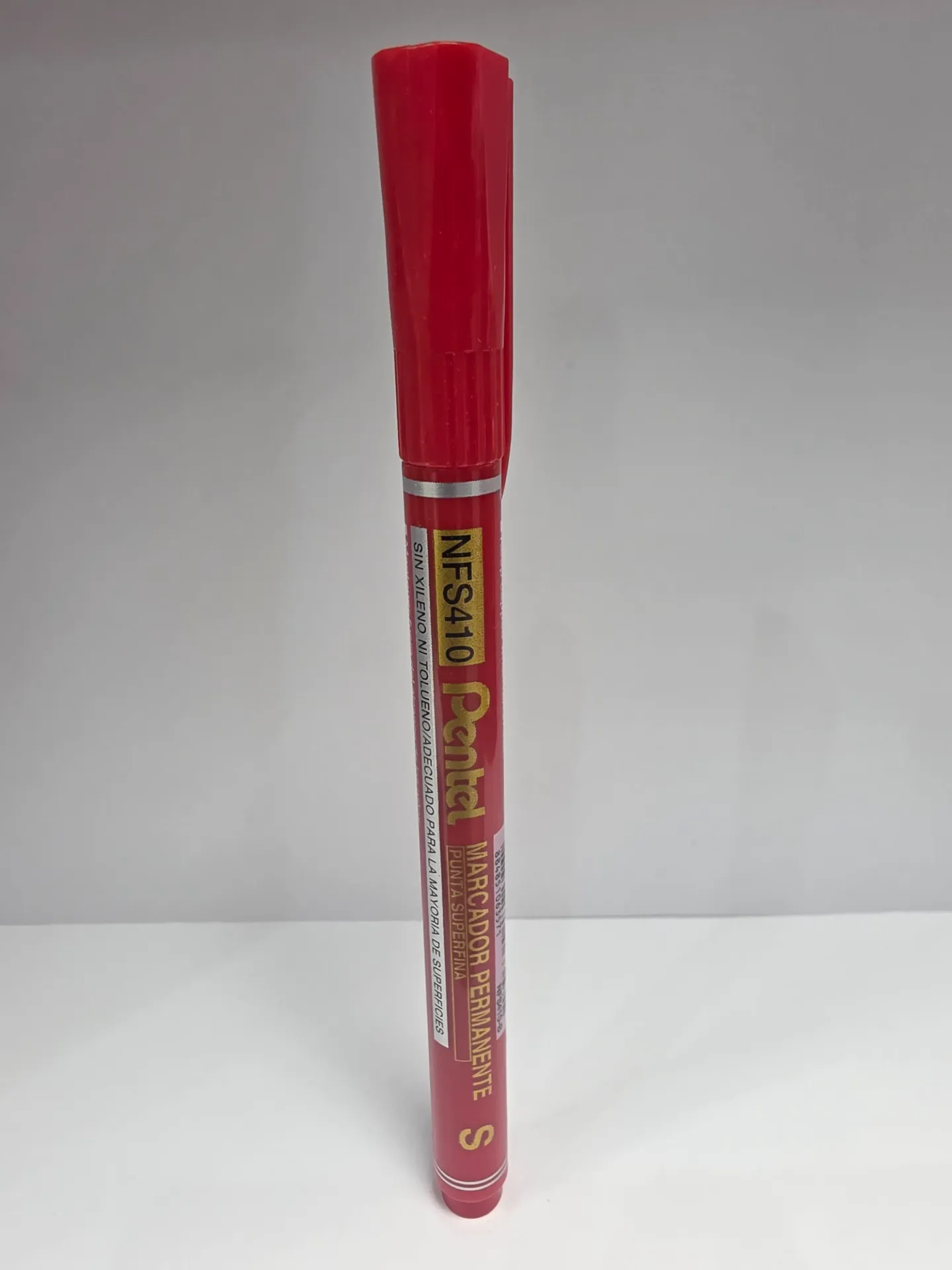 Pentel Permanent Marker Super Fine Point. Red