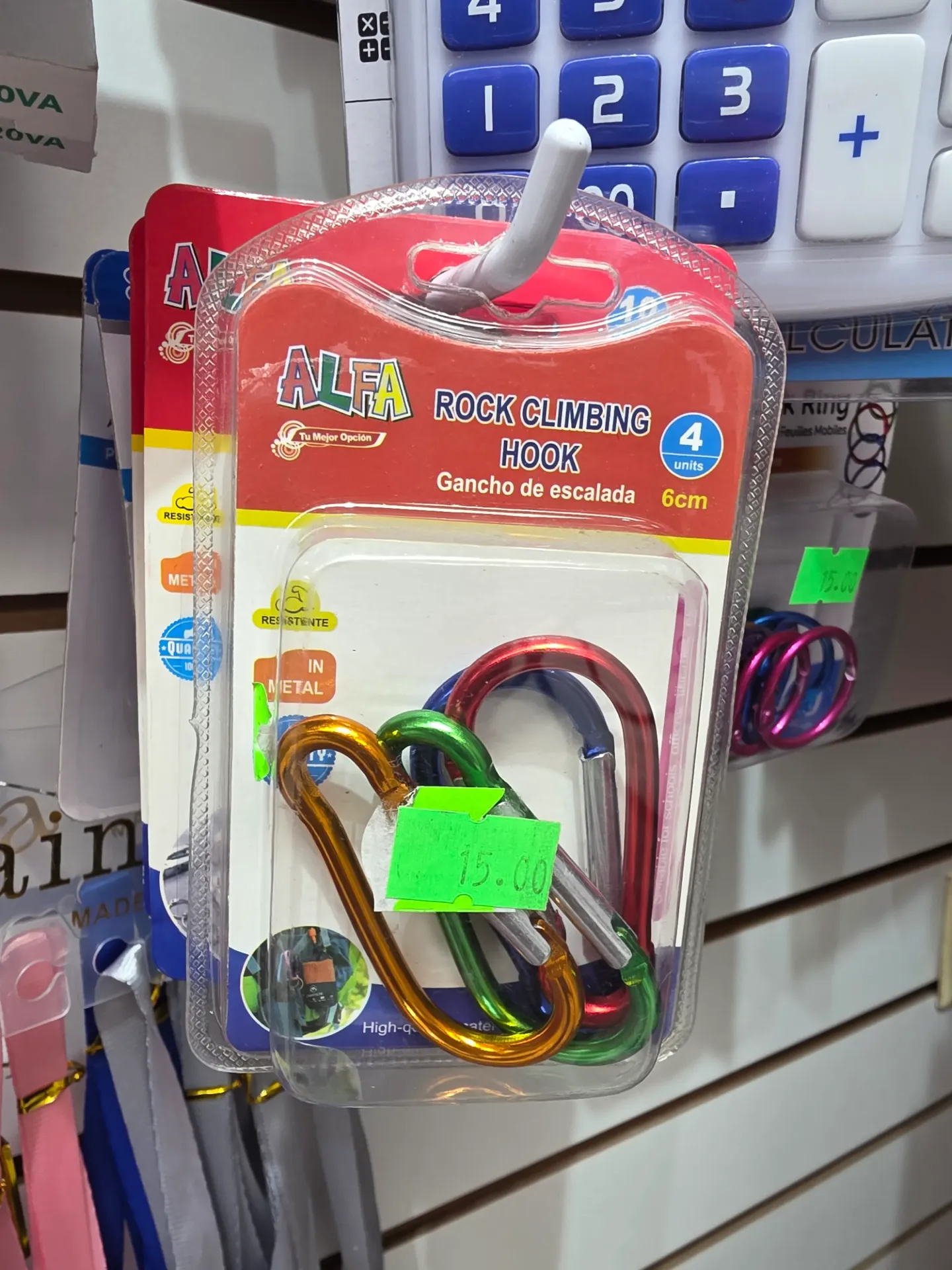 ALFA rock climbing hook