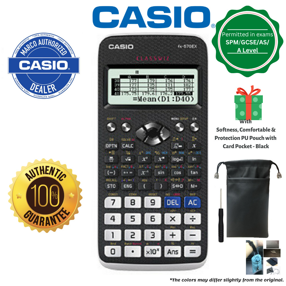 Genuine Casio FX-570EX Scientific Calculator for School or Work