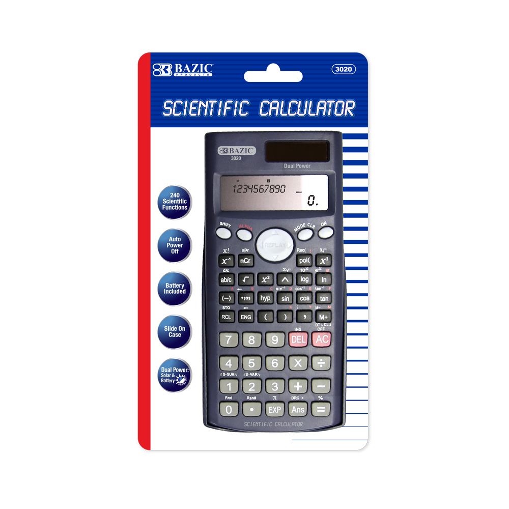 BAZIC 240 Function Scientific Calculator