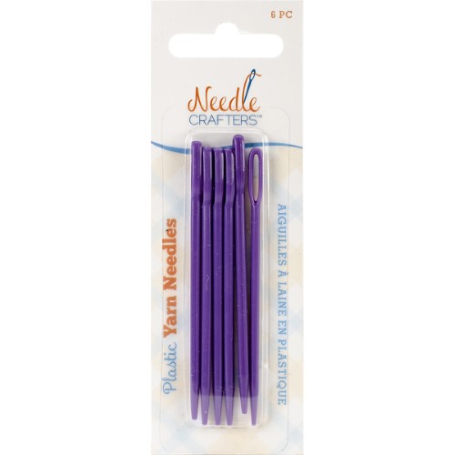 Needlecrafters Plastic Yarn Finishing Needles 6/Pkg-
