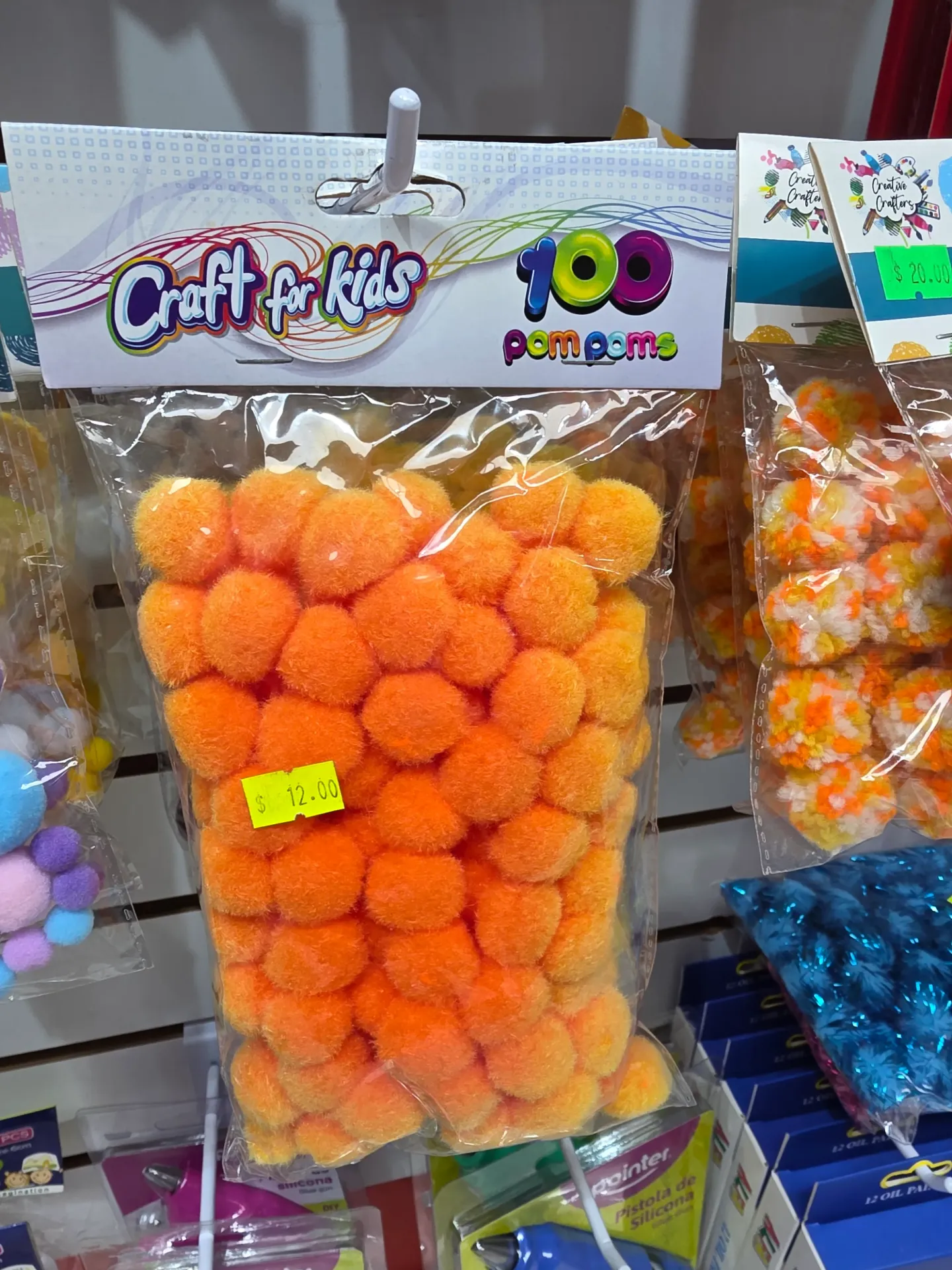 Craft for kids 100 pom poms