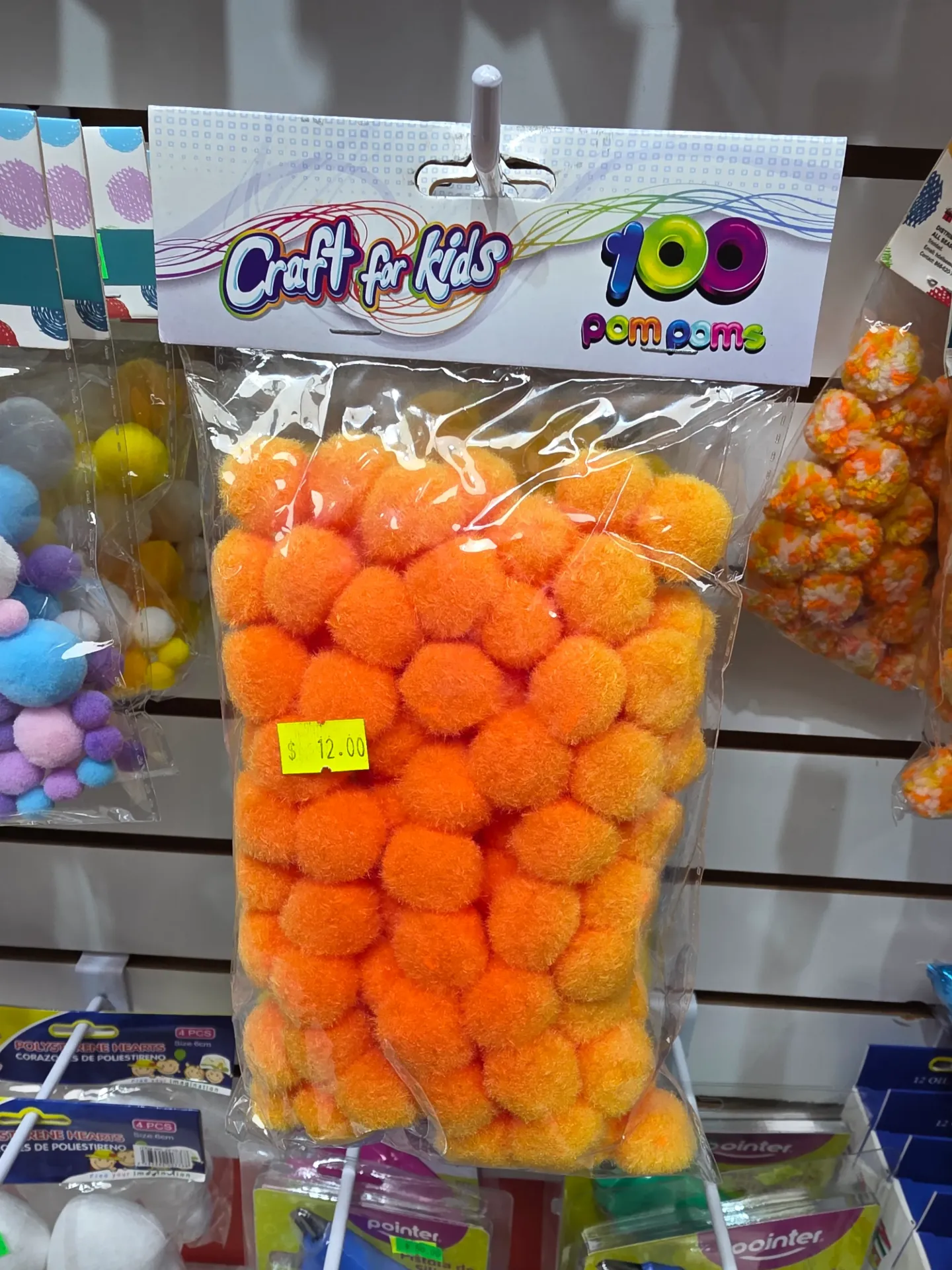 Craft for kids 100 pom poms