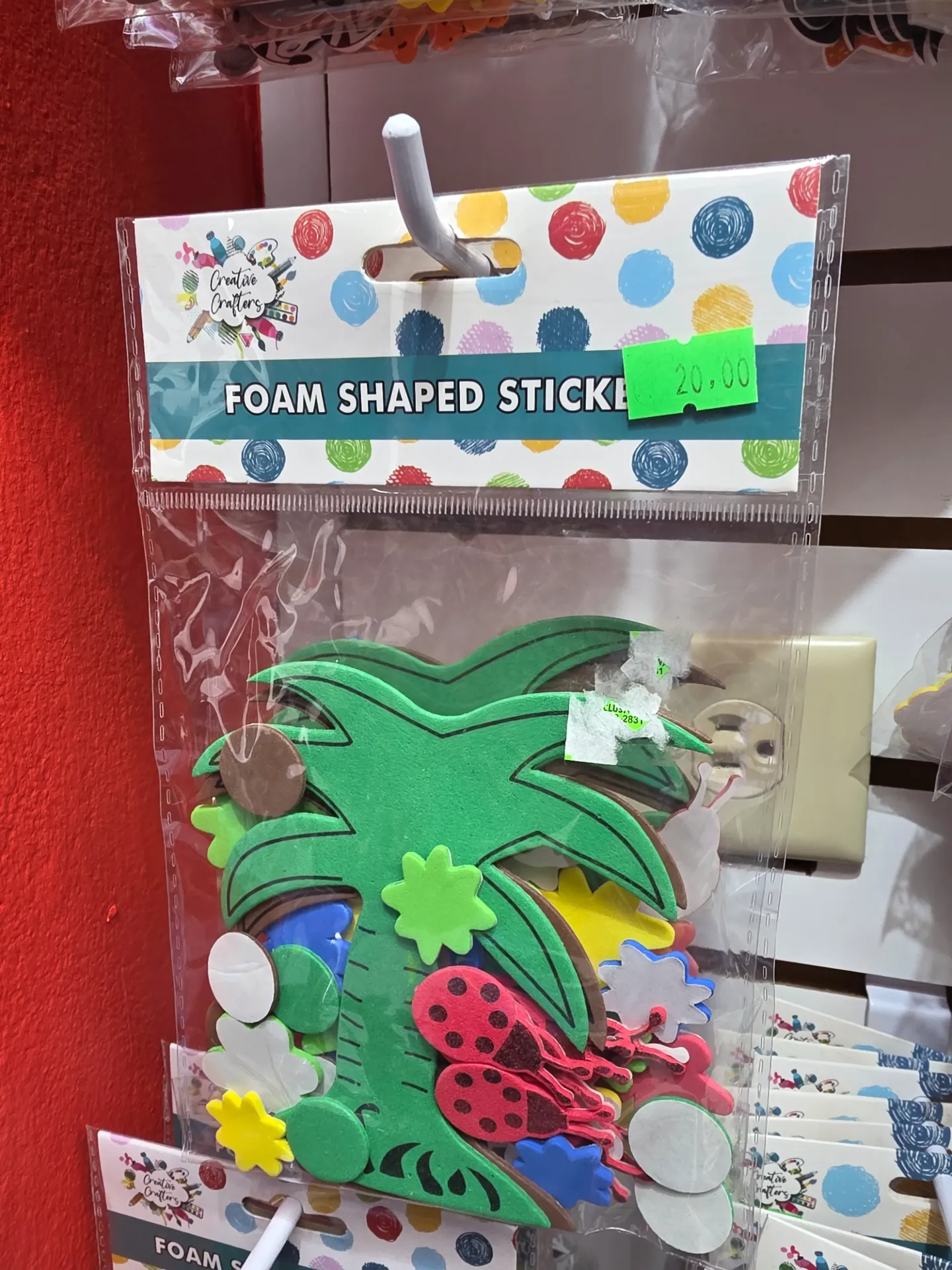 Creative Crafters Foam Shaped Stickers