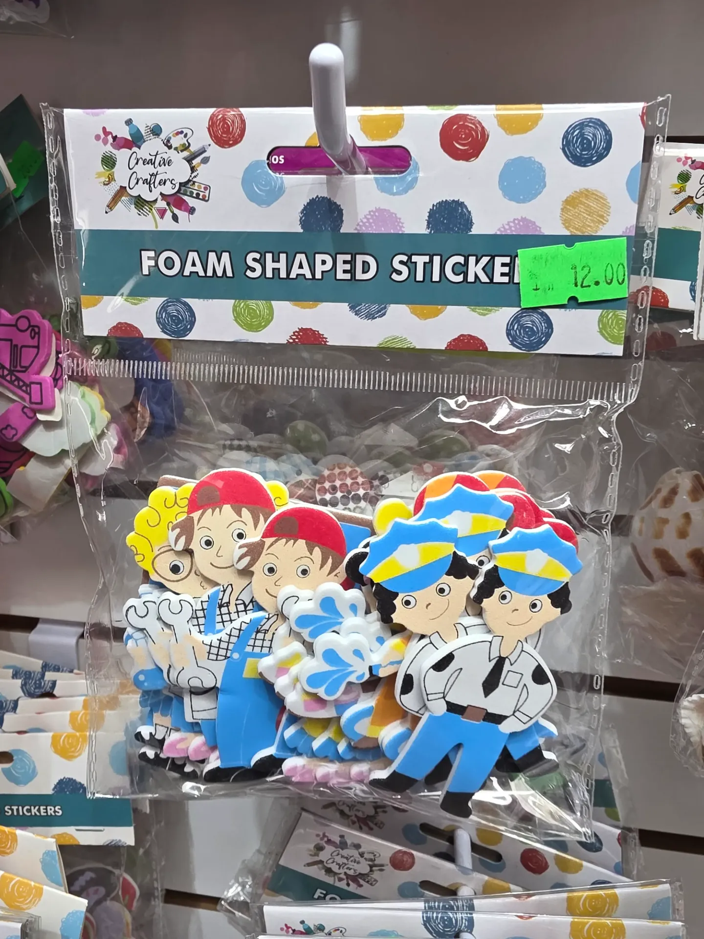 Creative Crafters Foam Shaped Stickers