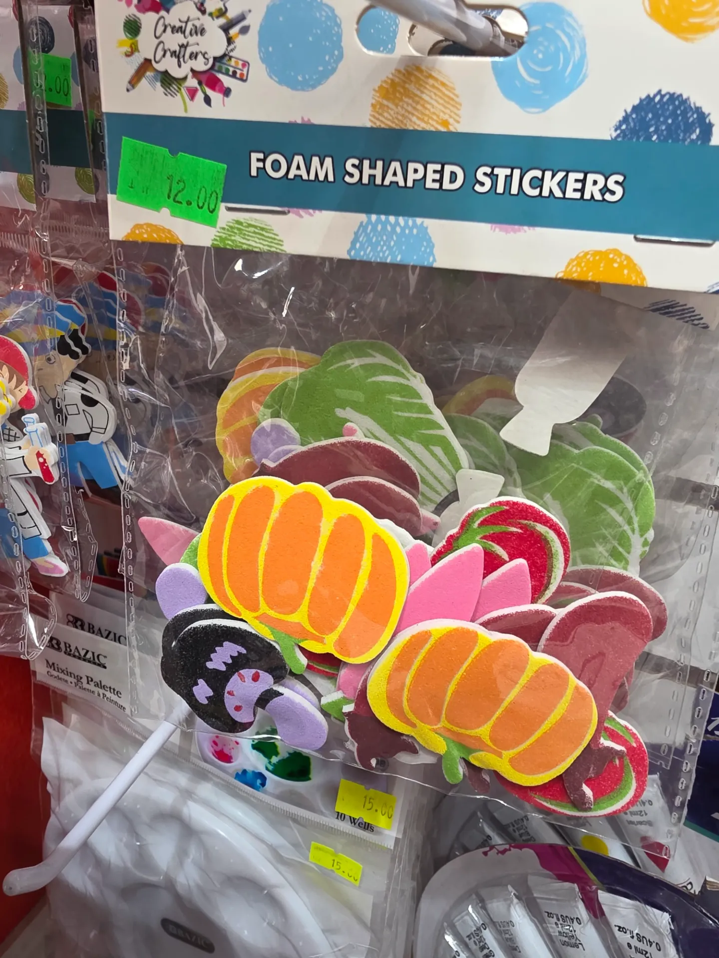 Creative Crafters Foam Shaped Stickers