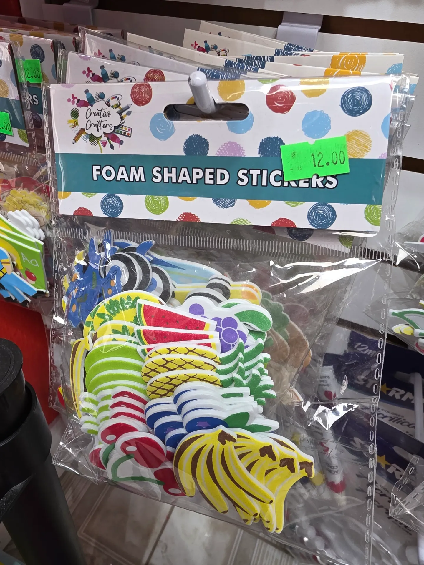 Creative Crafters Foam Shaped Stickers