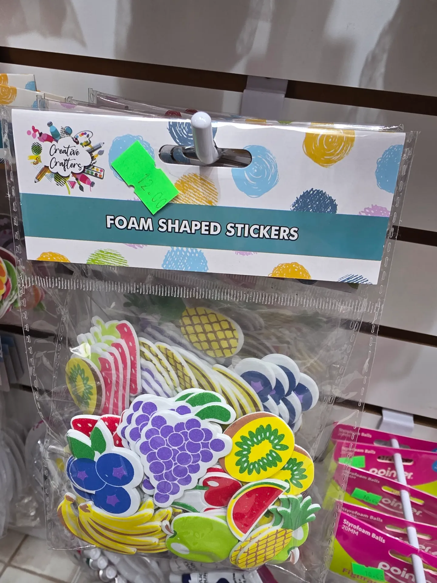 Creative Crafters Foam Shaped Stickers