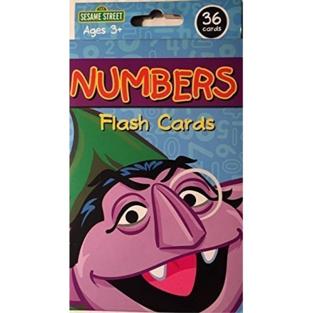 Sesame Street Numbers Flash Cards