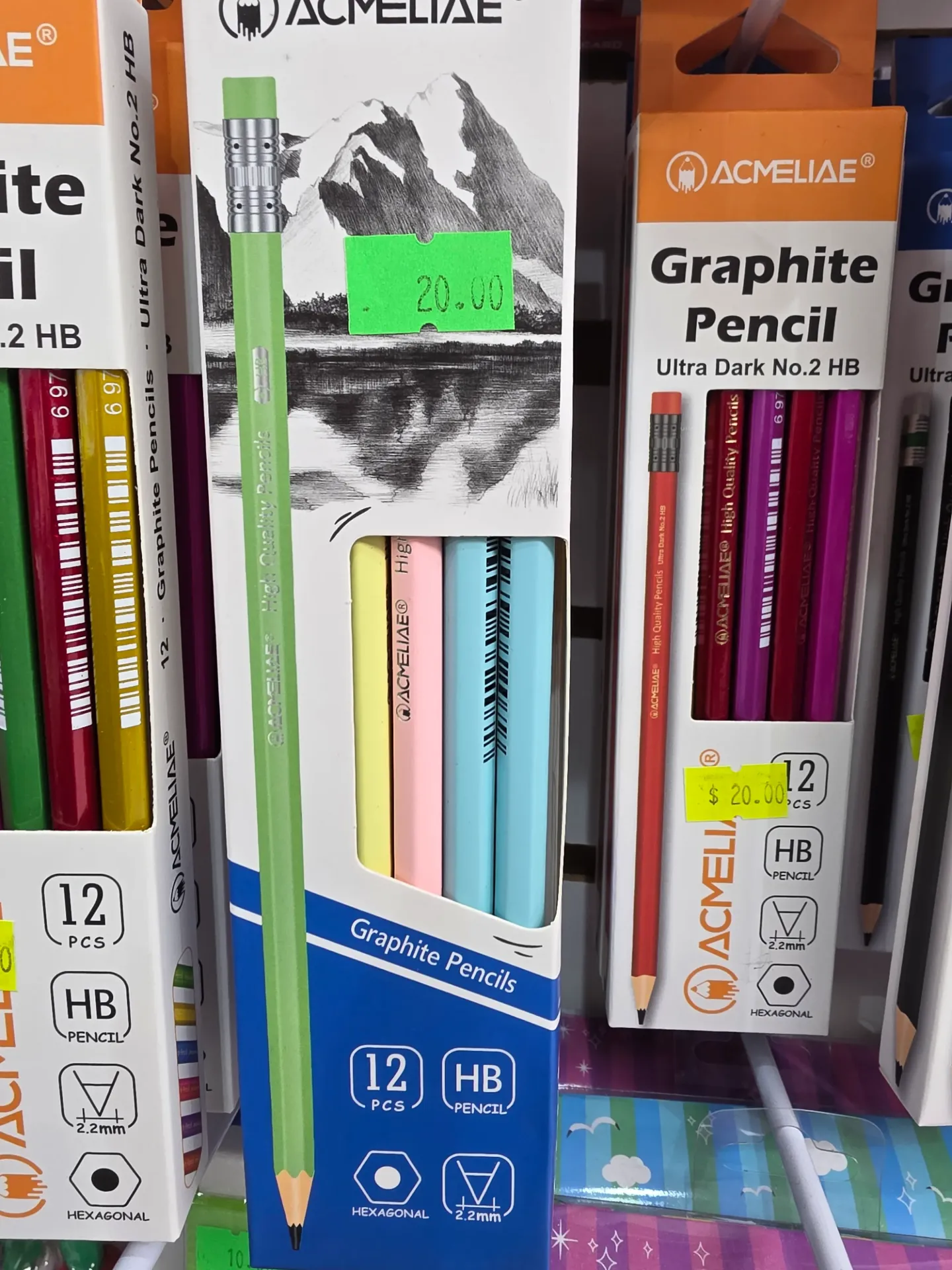Acmeliae Graphite HB Pencils