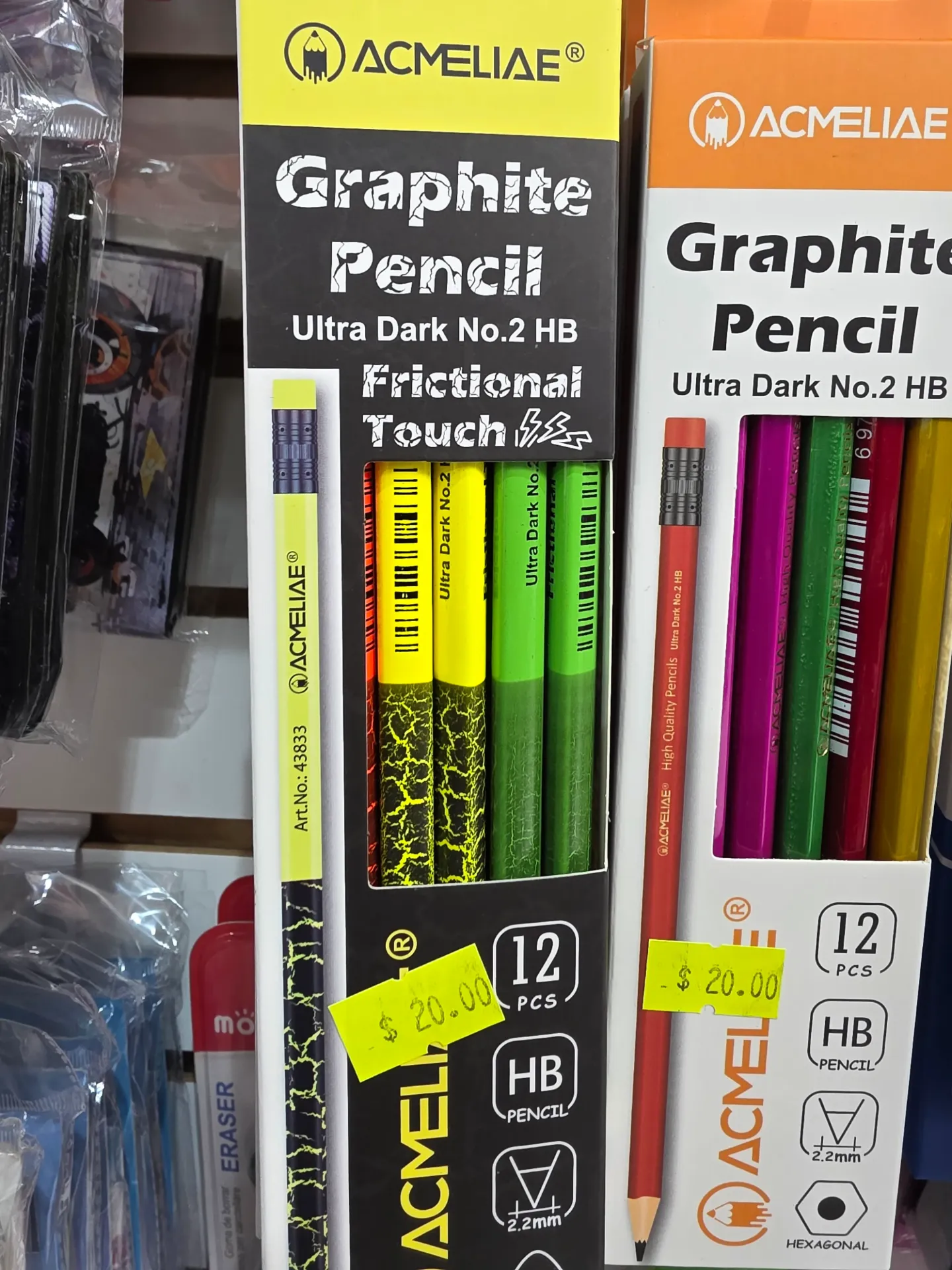 Acmeliae Ultra Dark Graphite Pencils