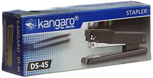 Kangaro 45 26/6 Metal Stapler, Half Strip Black