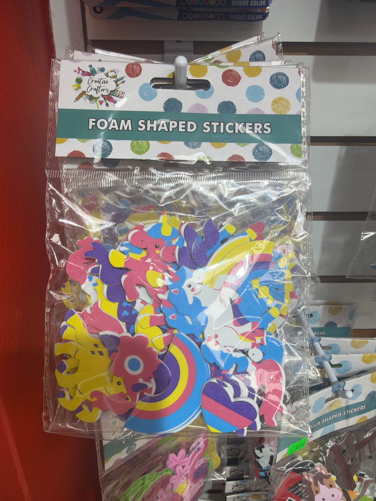 Foam Shaped Stickers-Unicorn