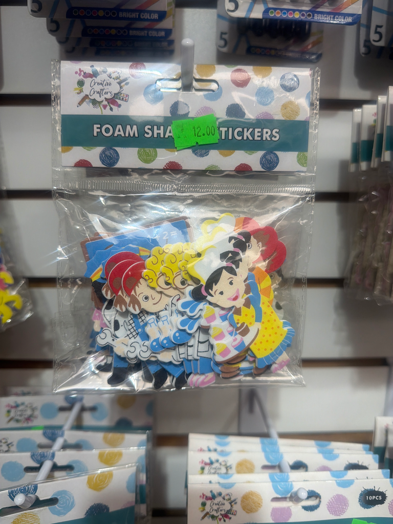 Foam Shaped Stickers