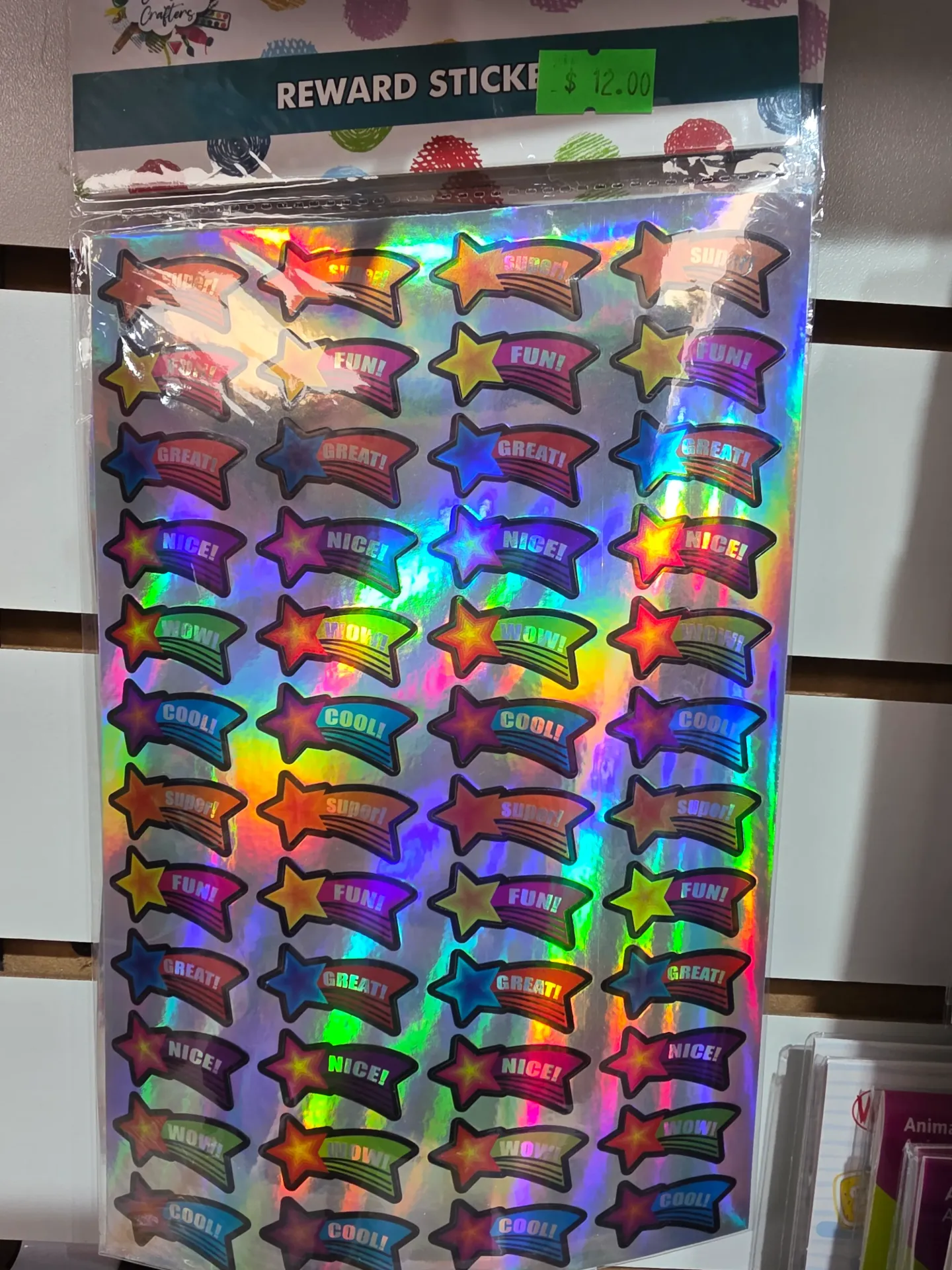 Creative Crafters Reward Stickers