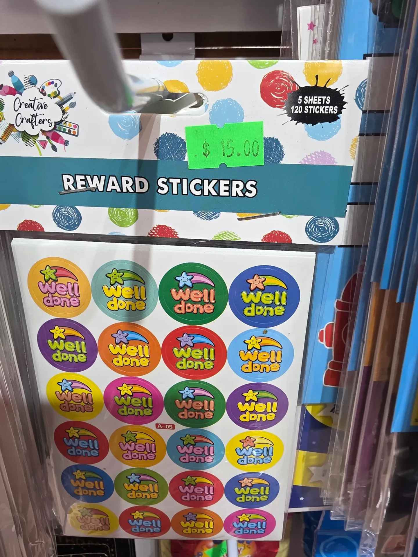 Creative Crafters Reward Stickers