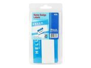 BAZIC Name Badge Label 3 7/10 X2 1/4   HELLO My Name Is  Name Sticker  25-Count