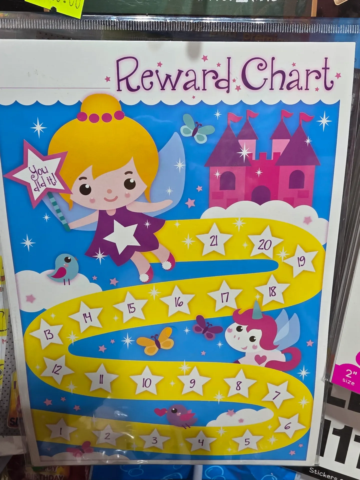 Magnetic Reward Chart snd Stickers