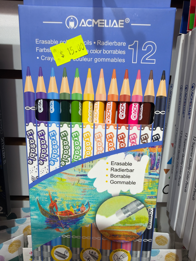 Acmeliae Erasable Colour Pencils