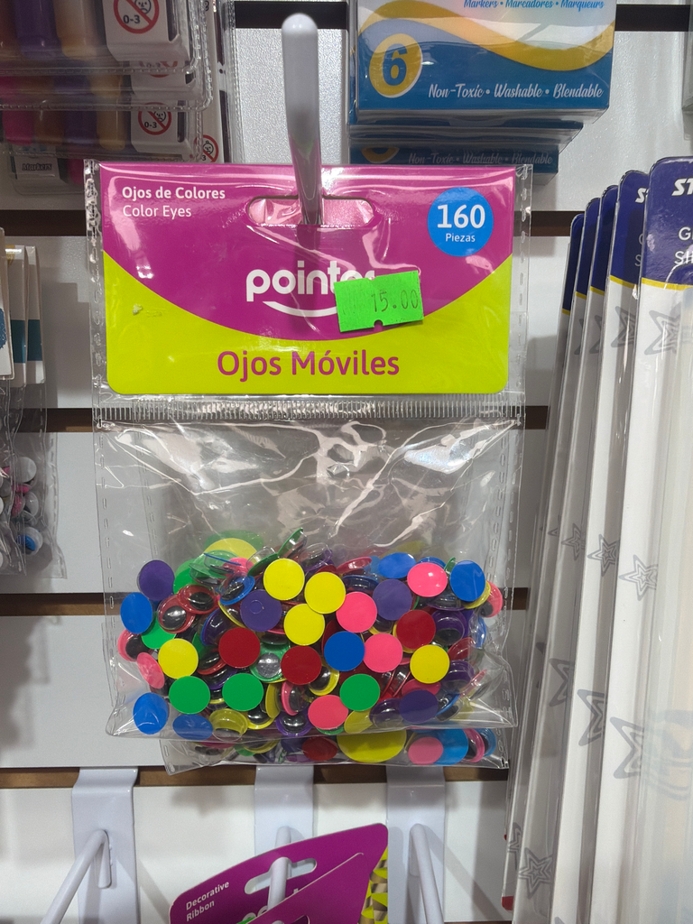 Pointer Color Eyes 160pcs