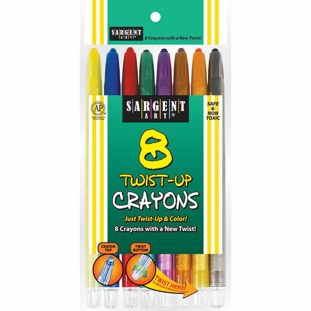 8ct Twist up Crayon