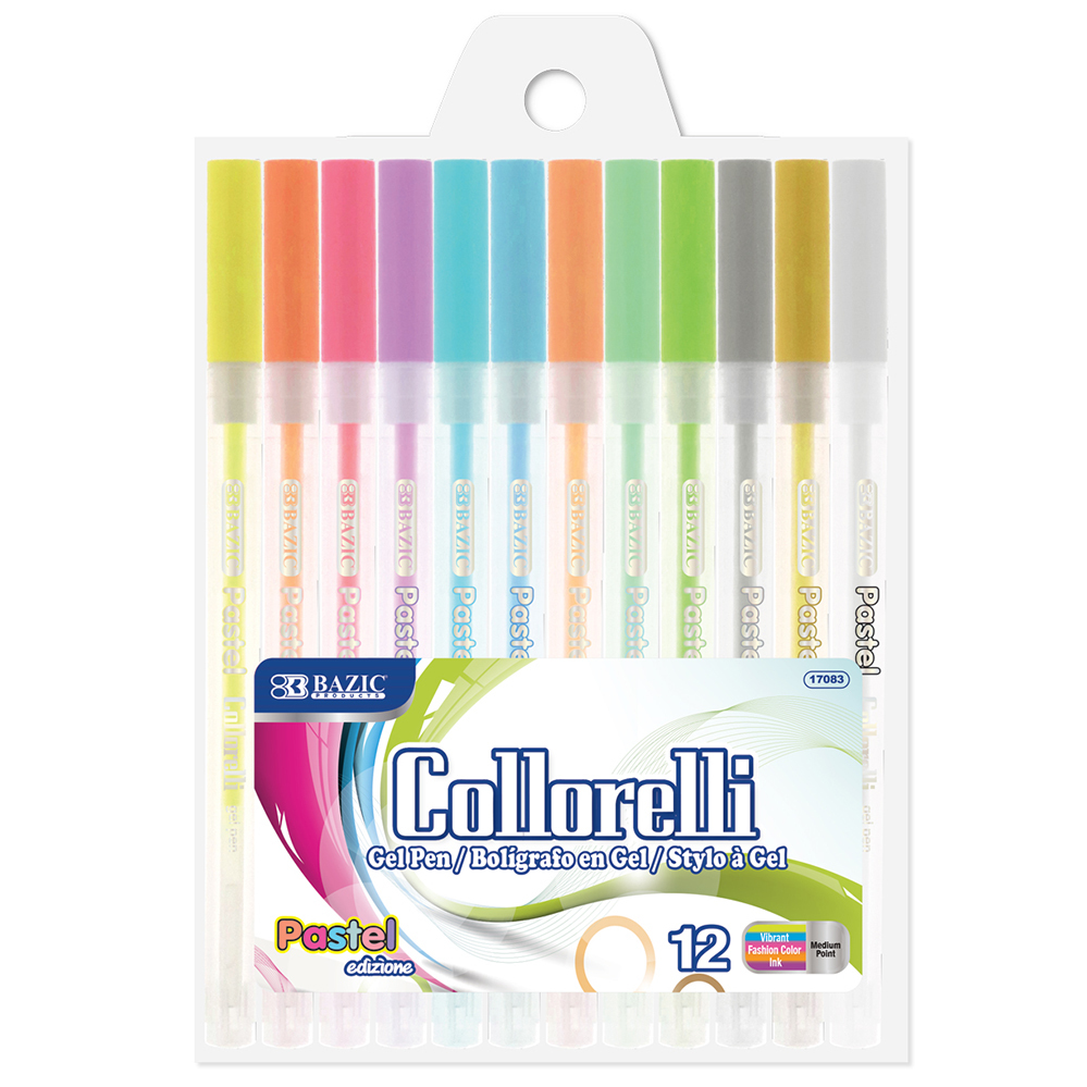 12 Pastel Color Collorelli Gel Pen