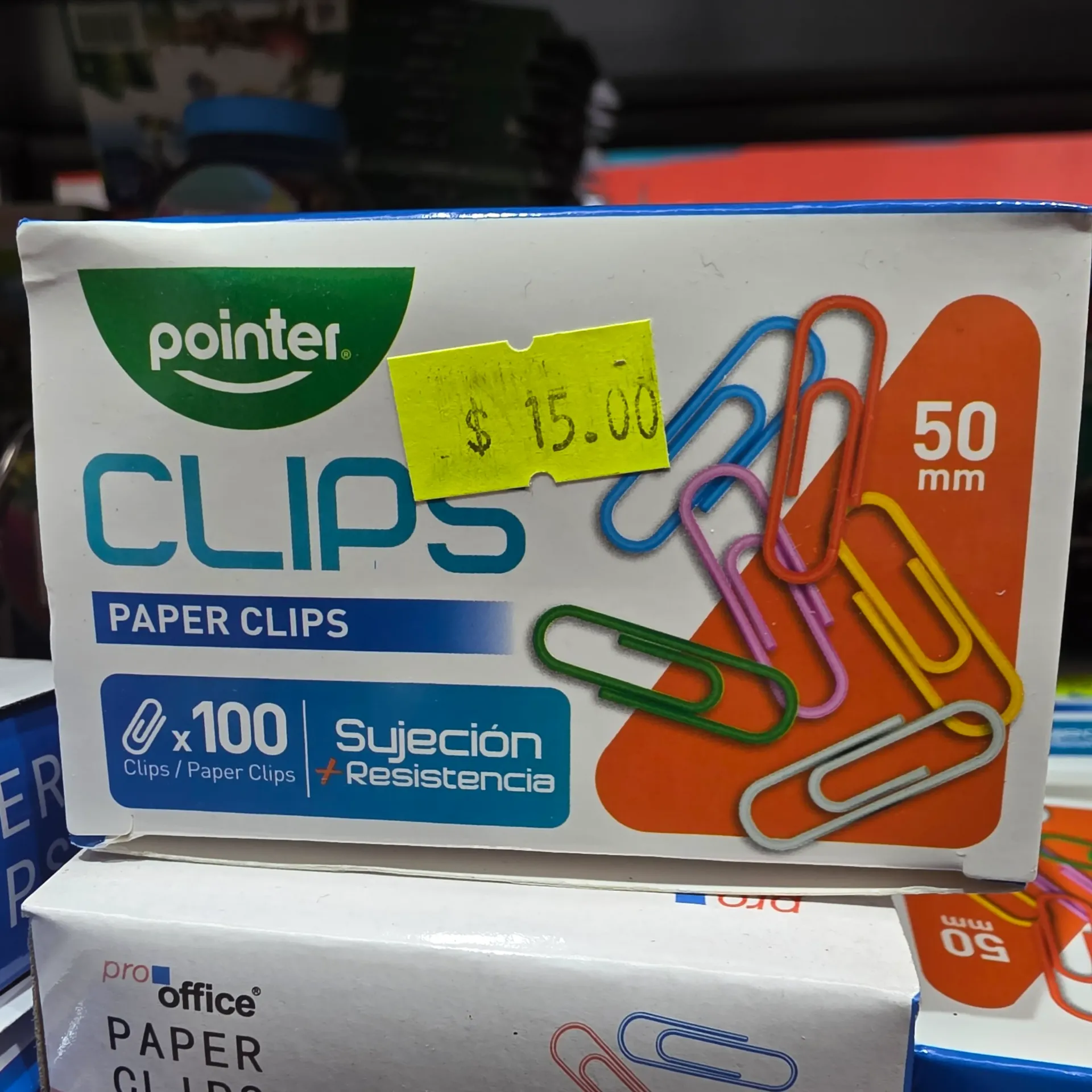 Pointer Paper Clips. 100PCS